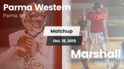 Matchup: Parma Western High vs. Marshall  2019