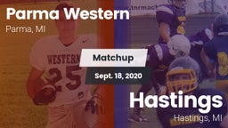 Matchup: Parma Western High vs. Hastings  2020