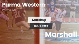 Matchup: Parma Western High vs. Marshall  2020