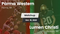 Matchup: Parma Western High vs. Lumen Christi  2020
