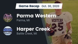 Recap: Parma Western  vs. Harper Creek  2020