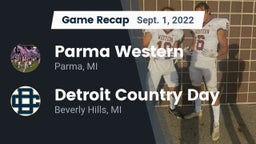 Recap: Parma Western  vs. Detroit Country Day  2022