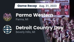 Recap: Parma Western  vs. Detroit Country Day  2023