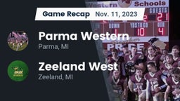 Recap: Parma Western  vs. Zeeland West  2023