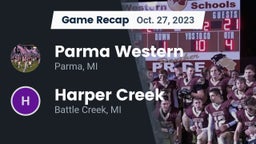 Recap: Parma Western  vs. Harper Creek  2023