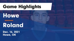 Howe  vs Roland  Game Highlights - Dec. 16, 2021