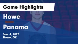 Howe  vs Panama  Game Highlights - Jan. 4, 2022
