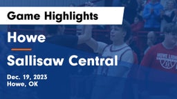 Howe  vs Sallisaw Central  Game Highlights - Dec. 19, 2023