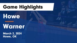 Howe  vs Warner  Game Highlights - March 2, 2024