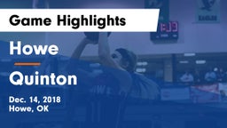 Howe  vs Quinton  Game Highlights - Dec. 14, 2018