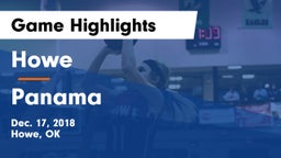 Howe  vs Panama  Game Highlights - Dec. 17, 2018