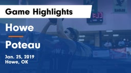 Howe  vs Poteau  Game Highlights - Jan. 25, 2019