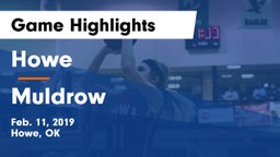 Howe  vs Muldrow  Game Highlights - Feb. 11, 2019
