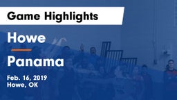 Howe  vs Panama  Game Highlights - Feb. 16, 2019
