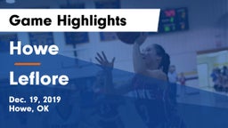 Howe  vs Leflore  Game Highlights - Dec. 19, 2019