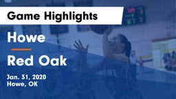 Howe  vs Red Oak  Game Highlights - Jan. 31, 2020