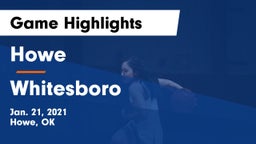 Howe  vs Whitesboro Game Highlights - Jan. 21, 2021