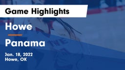 Howe  vs Panama  Game Highlights - Jan. 18, 2022