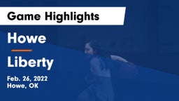Howe  vs Liberty  Game Highlights - Feb. 26, 2022