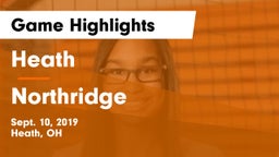 Heath  vs Northridge Game Highlights - Sept. 10, 2019