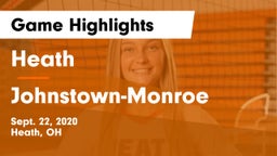 Heath  vs Johnstown-Monroe  Game Highlights - Sept. 22, 2020
