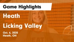 Heath  vs Licking Valley Game Highlights - Oct. 6, 2020