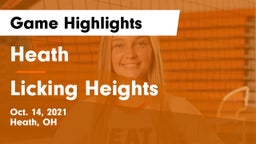 Heath  vs Licking Heights  Game Highlights - Oct. 14, 2021