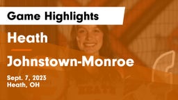 Heath  vs Johnstown-Monroe  Game Highlights - Sept. 7, 2023