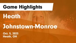Heath  vs Johnstown-Monroe  Game Highlights - Oct. 5, 2023