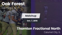 Matchup: Oak Forest High vs. Thornton Fractional North  2016