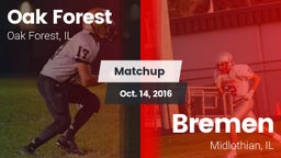 Matchup: Oak Forest High vs. Bremen  2016