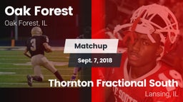 Matchup: Oak Forest High vs. Thornton Fractional South  2018