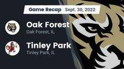 Recap: Oak Forest  vs. Tinley Park  2022