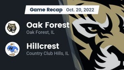 Recap: Oak Forest  vs. Hillcrest  2022