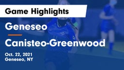 Geneseo  vs Canisteo-Greenwood Game Highlights - Oct. 22, 2021