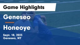 Geneseo  vs Honeoye  Game Highlights - Sept. 18, 2023