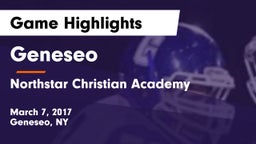 Geneseo  vs Northstar Christian Academy Game Highlights - March 7, 2017