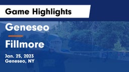 Geneseo  vs Fillmore Game Highlights - Jan. 25, 2023