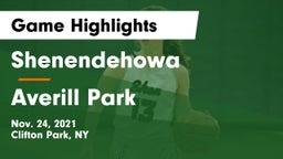 Shenendehowa  vs Averill Park  Game Highlights - Nov. 24, 2021