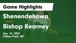 Shenendehowa  vs Bishop Kearney  Game Highlights - Jan. 15, 2022