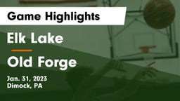 Elk Lake  vs Old Forge  Game Highlights - Jan. 31, 2023