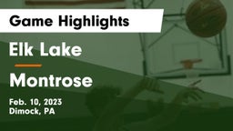 Elk Lake  vs Montrose  Game Highlights - Feb. 10, 2023