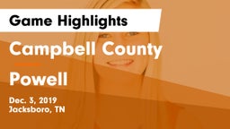 Campbell County  vs Powell  Game Highlights - Dec. 3, 2019