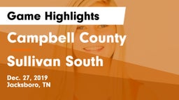Campbell County  vs Sullivan South  Game Highlights - Dec. 27, 2019