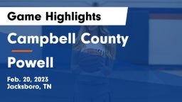 Campbell County  vs Powell  Game Highlights - Feb. 20, 2023