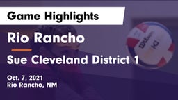 Rio Rancho  vs Sue Cleveland District 1 Game Highlights - Oct. 7, 2021