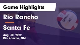 Rio Rancho  vs Santa Fe  Game Highlights - Aug. 30, 2022