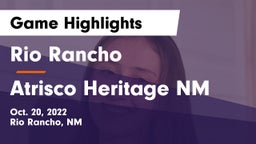 Rio Rancho  vs Atrisco Heritage NM Game Highlights - Oct. 20, 2022