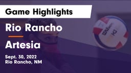 Rio Rancho  vs Artesia  Game Highlights - Sept. 30, 2022