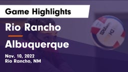 Rio Rancho  vs Albuquerque  Game Highlights - Nov. 10, 2022